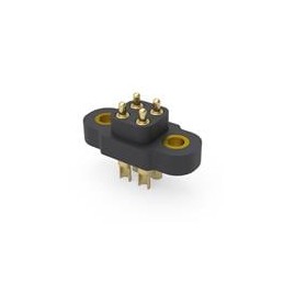 1 pcs : 869-22-004-00-011101 - Headers & Wire Housings 4 Pin DoubleRow Spring Loaded Header4-40