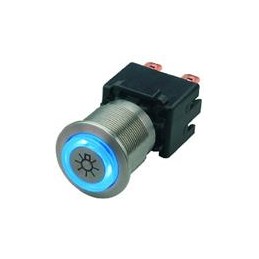 1 pcs : 3-100-989 - Pushbutton Switches 16A, 250VAC 19mm 2 POLE NON-ILUMNATED