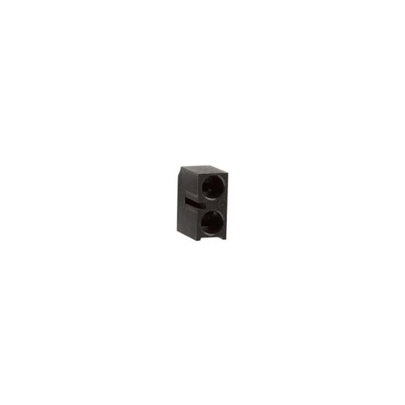1 pcs : H-203C-1 - LED Mounting Hardware LED Holder 3mm 2 Level Black