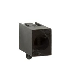 1 pcs : H-125C-LP - LED Mounting Hardware LED Holder 3mm LED .118' Blk w/ Lctr Pn