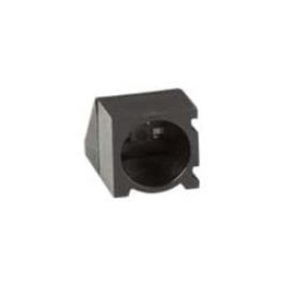 1 pcs : H-175C - LED Mounting Hardware LED Holder 5mm Single Level Black