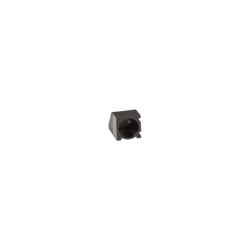 1 pcs : H-175C - LED Mounting Hardware LED Holder 5mm Single Level Black