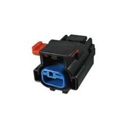 1 pcs : 54200200 - Automotive Connectors 2 way Female APEX 2.8 Unsealed Black CONN