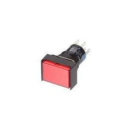 1 pcs : AL6H-M24-R - Pushbutton Switches 16mm Pushbutton Illuminated