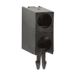 1 pcs : H-220C-LP - LED Mounting Hardware LED Holder 3mm 2 Level Black