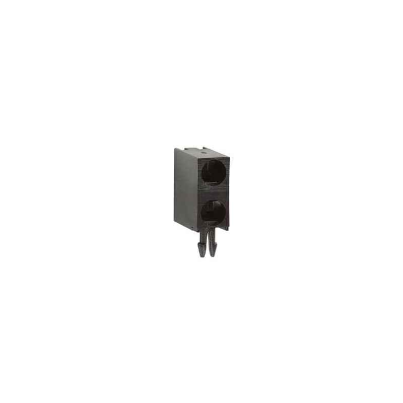 1 pcs : H-220C-LP - LED Mounting Hardware LED Holder 3mm 2 Level Black