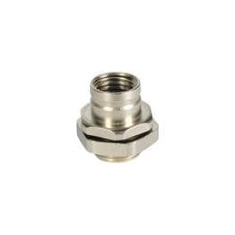 1 pcs : 21023012001 - Circular Metric Connectors M8 Housing Female front mounting M10x1 w/ locknut