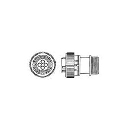 1 pcs : 211882-1 - Standard Circular Connector SIZE 11 PLUG