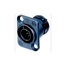 1 pcs : RP8 - Standard Circular Connector RECEPTACLE HOUSING NEUTRICON BLACK