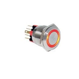 1 pcs : PV7F2Y0SS-341 - Pushbutton Switches 2A 48VDC BLU LED 22mm OFF(ON) SPDT