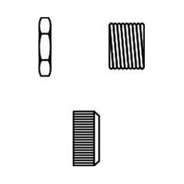 1 pcs : 4999-003 - LED Mounting Hardware LED MOUNTING CLIP 3 PC PART BLACK