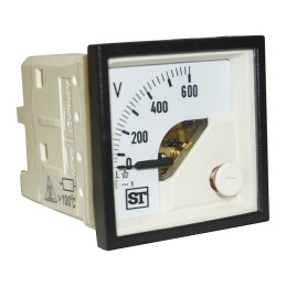 1 pcs - Sifam Tinsley Sigma Series Analogue Voltmeter AC, 45 x 45 mm