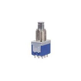 1 pcs : 8Y3011-Z - Pushbutton Switches 3PDT, ON-ON, pushbutton, 15/32'-32 threaded bushing, solder lug terminals, 6A @ 125V AC