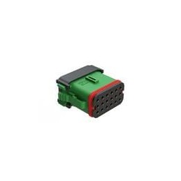 1 pcs : AT16-18SC-EK02 - Automotive Connectors 18 Position Plug, Ke Plug, Keyed C, Green