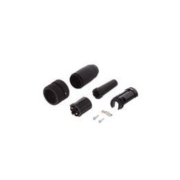 1 pcs : T3324-991 - DIN Connectors MALE CABLE CONNECTOR 4 WAY