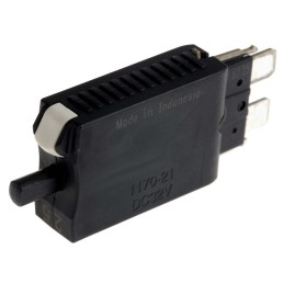 1 pcs - ETA Thermal Circuit Breaker - 1170 Single Pole 28V dc Voltage Rating, 25A Current Rating