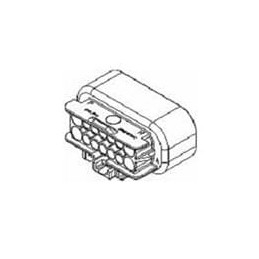 1 pcs : 15336037 - Automotive Connectors 14P FM BLK CONN ASSY GT 150/280 SERIES
