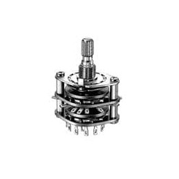1 pcs : SR2921F-0205-19R0B-E9-S-W-159 - Rotary Switches 2POL PER LAYER 5POS 2 LAYER