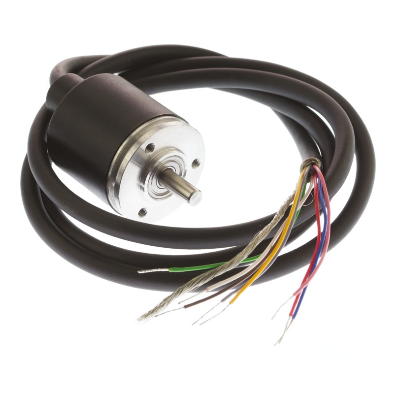 1 pcs - Baumer BDK Series Optical Incremental Encoder, 500 ppr, RS422, TTL Signal, Solid Type, 5mm Shaft