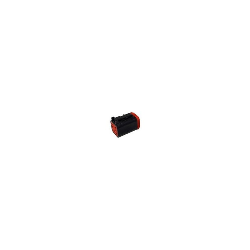 1 pcs : DT06-6S-P012 - Automotive Connectors 6 WAY DT BLACK PLUG