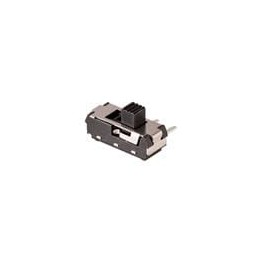 1 pcs : SLW-913535-2A-RA-D - Slide Switches 9.1 x 3.5 x 3.5 mm, 2 mm Raised Slide Actuator, Right-Angle, Through Hole