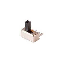1 pcs : SLW-864547-5A-RA-D - Slide Switches 8.6 x 4.5 x 4.7 mm, 5 mm Raised Slide Actuator, Right Angle, Through Hole
