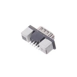 1 pcs : XM3K-0912-03N - D-Sub Standard Connectors D-SUB SMT Plug 9pin Mount Hole 4-40 UNC