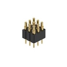 1 pcs : 804-22-009-10-004101 - Headers & Wire Housings SpringLoad Head Vert Mnt ThruHole trp Ro