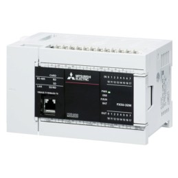1 pcs - Mitsubishi MELSEC iQ-F Series PLC CPU for Use with FX5 Expansion Adapter, FX5 Extension Module, Analogue Output,