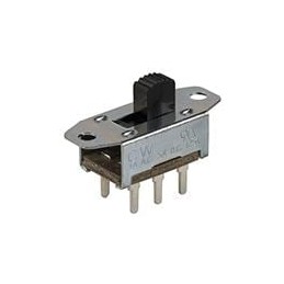 1 pcs : GF-126-3011 - Slide Switches DPDT 125VDC .5A