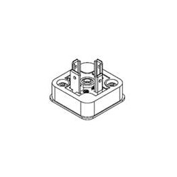 1 pcs : 1210130199 - Circular DIN Connectors mPm DIN Base Form A B28 Base 2Pole GND