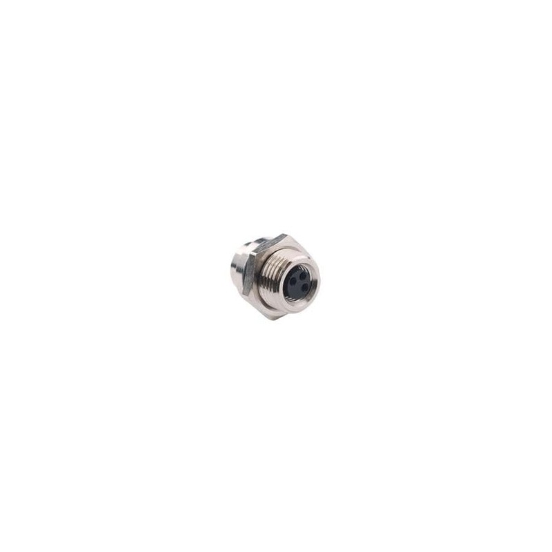1 pcs : 855-003-203R004 - Circular Metric Connectors M8 3 Pos F Pan mnt Sold cup
