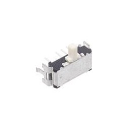 1 pcs : SSSS925701 - Slide Switches Horizontal/2Poles/3Positions/ 4mm length/Snap-in