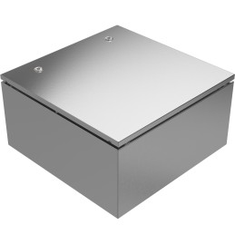 1 pcs - RS PRO 304 Stainless Steel Wall Box, IP66, IP69, 500 mm x 500 mm