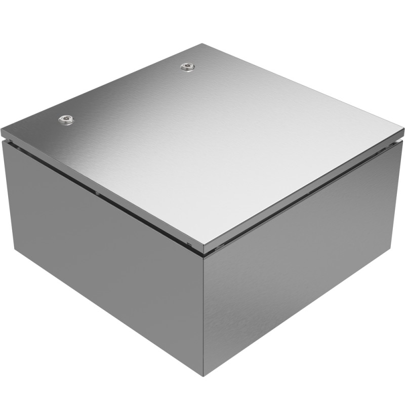 1 pcs - RS PRO 304 Stainless Steel Wall Box, IP66, IP69, 500 mm x 500 mm