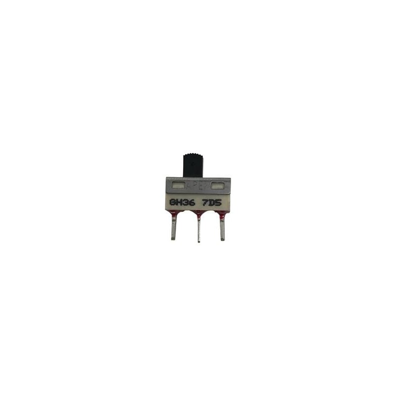 1 pcs : GH36P010001 - Slide Switches Straight PC slide SP Silver Contacts
