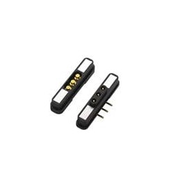 1 pcs : 685C02212021C1E - Headers & Wire Housings Male connector 2 contacts 2A 5u'' gold plated strait tail Blk thru hole