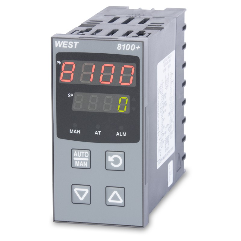 1 pcs - West Instruments P8100 PID Temperature Controller, 96 x 48 (1/8 DIN)mm, 1 Output SSR, 100 - 240 V ac Supply Voltage