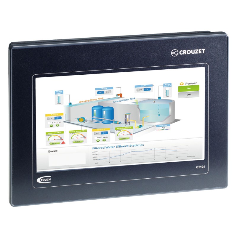 1 pcs - Crouzet em4, Millenium 3 Touch Screen HMI - 4.3 in, TFT LCD Display, 480 x 272pixels