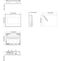 1 pcs - Crouzet em4, Millenium 3 Touch Screen HMI - 4.3 in, TFT LCD Display, 480 x 272pixels