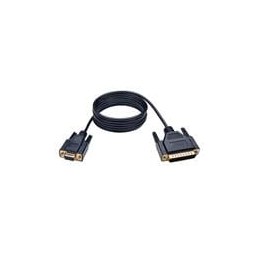 1 pcs : P456-006 - Computer Cables Tripp Lite 6ft Null Modem Serial RS232 Cable Adapter DB9 to DB25 F/M 6'