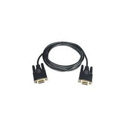 1 pcs : P450-006 - D-Sub Cables NULL MODEM GOLD CABLE DB9 - 6ft