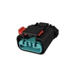 1 pcs : 15425692 - Automotive Connectors 4 way Female APEX 2.8 Sealed Black CONN w/CPA