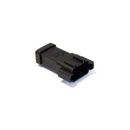 1 pcs : 132015-0130 - Automotive Connectors CTC 8-WAY RCPT BLACK, W/CAP