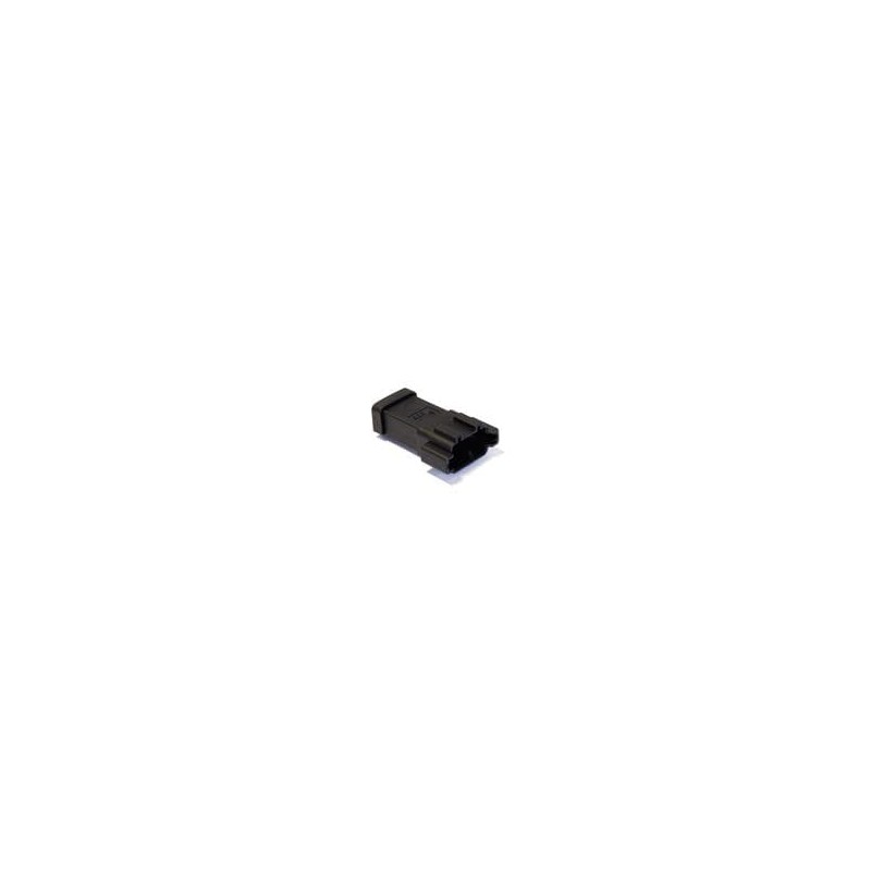 1 pcs : 132015-0130 - Automotive Connectors CTC 8-WAY RCPT BLACK, W/CAP