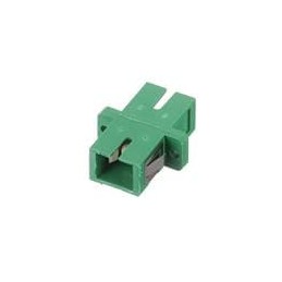 1 pcs : F728713100 - Fibre Optic Connectors SC snap-in adaptor with zirconia alignment sleeve for simplex SM APC