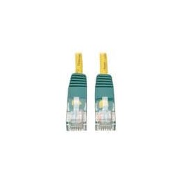1 pcs : N010-025-YW - Ethernet Cables / Networking Cables CAT5E CROSS OVER YLW 25' PATCH RJ45M/M