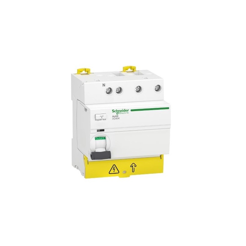 1 pcs - Schneider Electric Acti9 iIG40K RCCB, 25A, 3P+N Pole, 30mA, Type AC, 380 - 415V ac