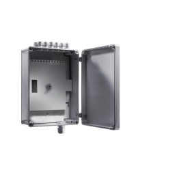1 pcs - Rittal DK 7451 Series Fibreglass Wall Box, IP66, 254 mm x 180 mm x 90mm