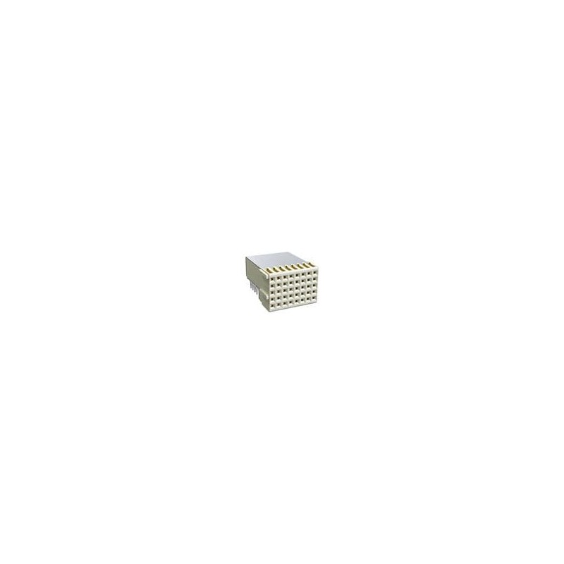 1 pcs : HM2R78PA5108N9LF - Hard Metric Connectors B8 Series, R/A Rcpt Shld w/2 Coding Ribs